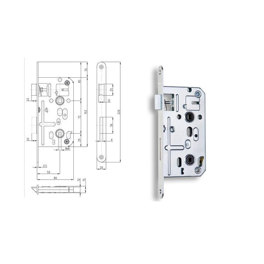 HOBES K 135 P-L 80/50/72 WC 8x8