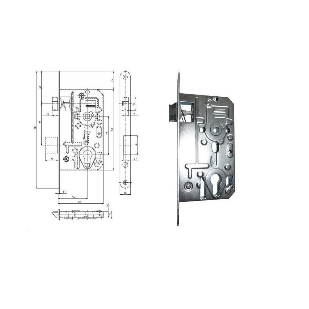 HOBES K 136 P-L 85/55/72