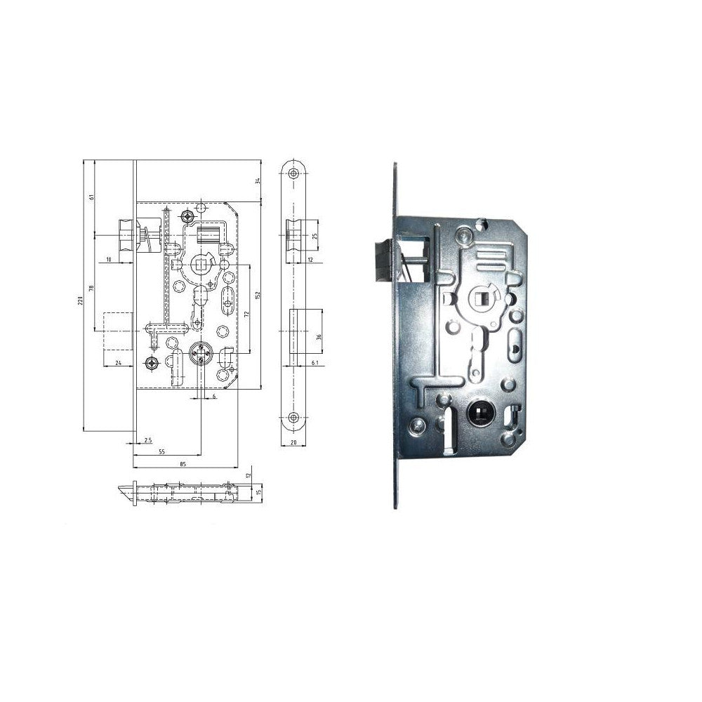 HOBES K 138 P-L 85/55/72