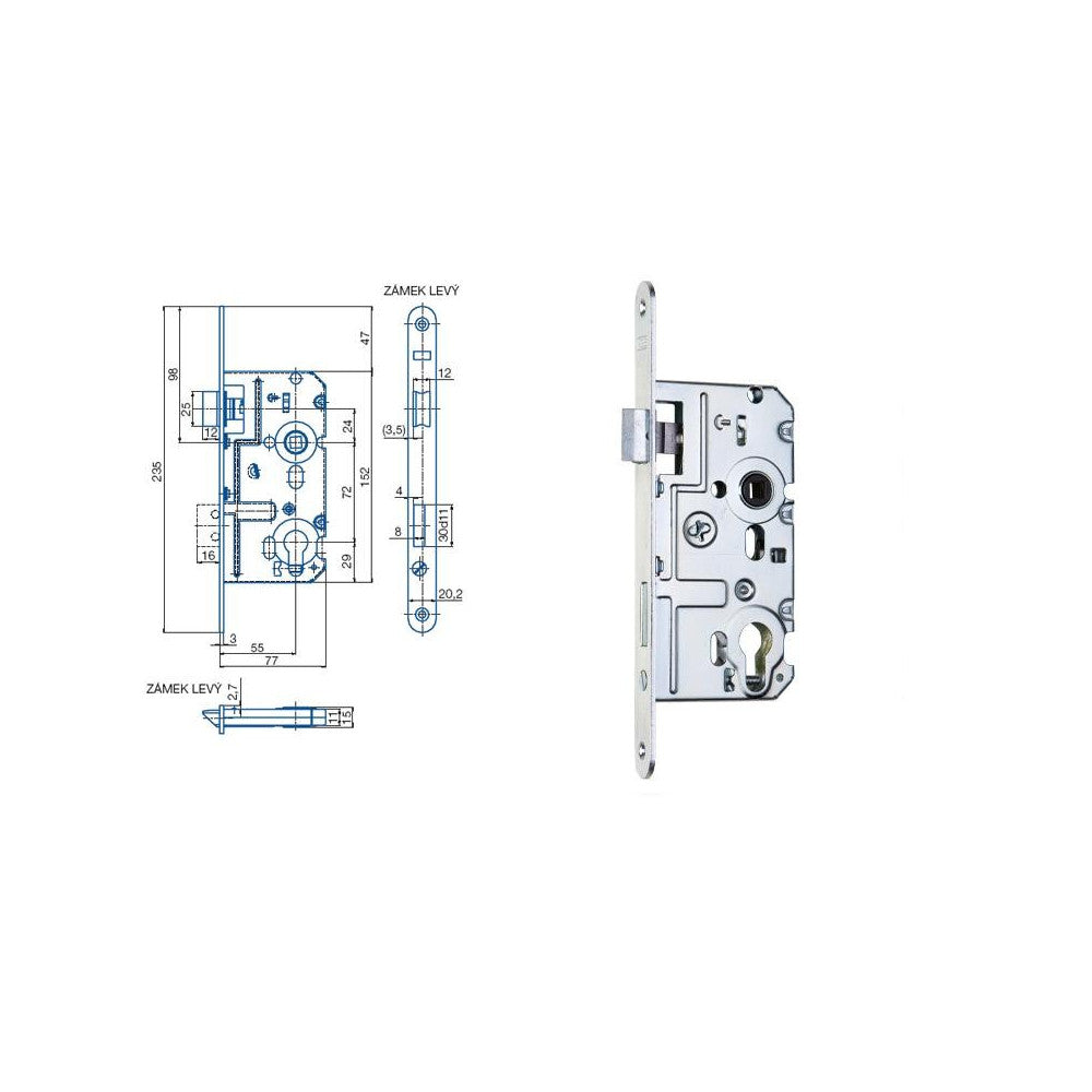 HOBES K 221 77/55/72 - L