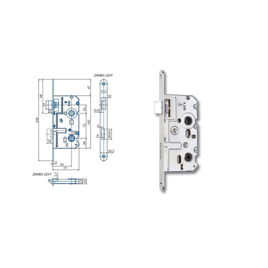 HOBES K 222 77/55/72 WC - P