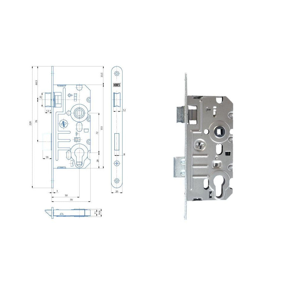 HOBES K 241 70/50/72 - P