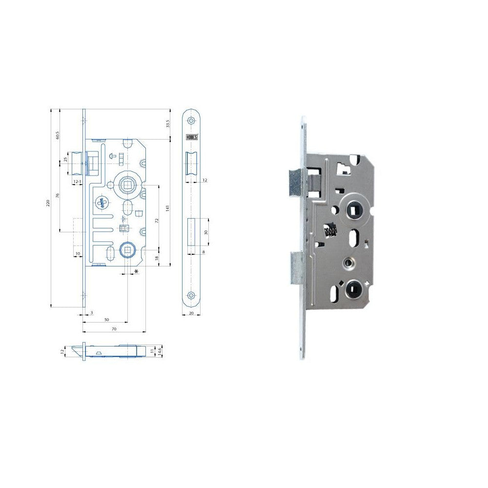 HOBES K 242 70/50/72 WC - L