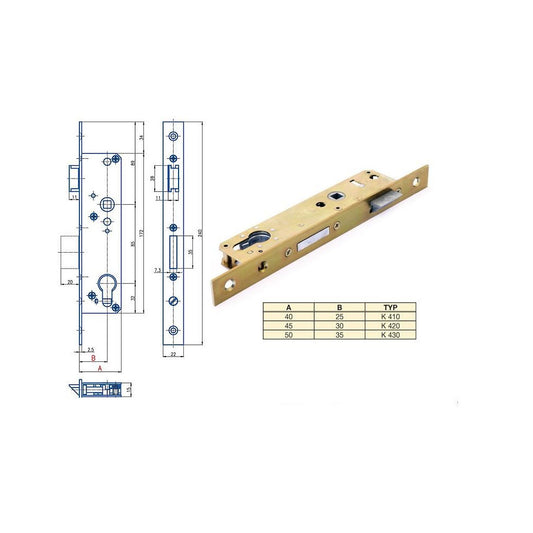 HOBES K 410 85/40/25 zámok