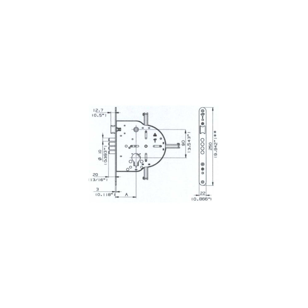 Mul-T-Lock 265 bezp. rozvorový zámok