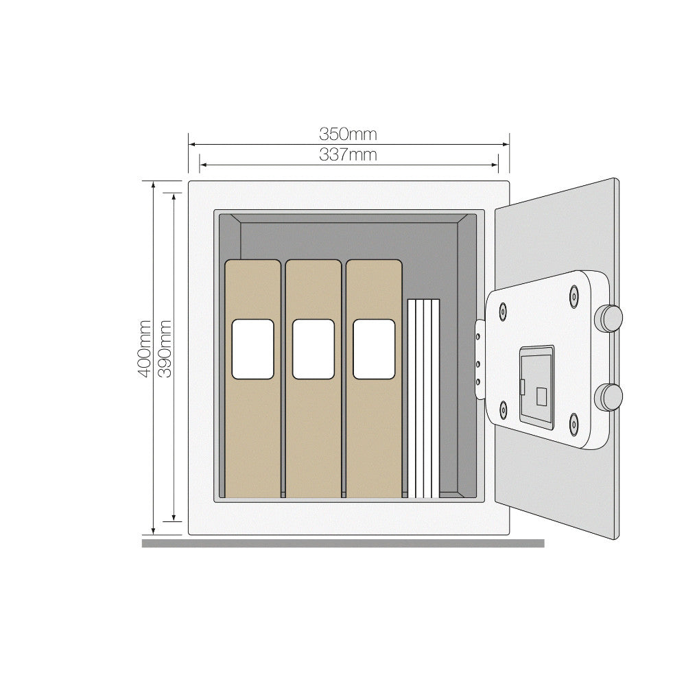 YALE Maximum Security Motorised Safe Office YSEM/400/EG1