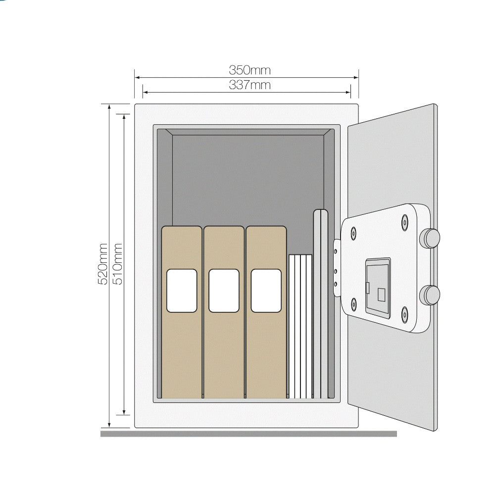 YALE Maximum Security Motorised Safe Professional YSEM/520/EG1